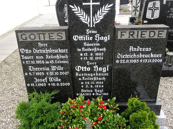 Klicken Sie zuerst in den Kreismittelpunkt, dann an irgendeiner Stelle auf den Kreis selbst.