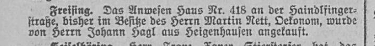 Klicken Sie zuerst in den Kreismittelpunkt, dann an irgendeiner Stelle auf den Kreis selbst.