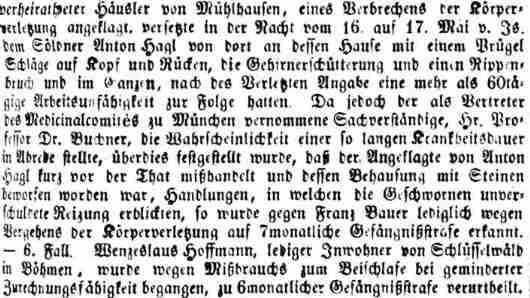 Klicken Sie zuerst in den Kreismittelpunkt, dann an irgendeiner Stelle auf den Kreis selbst.