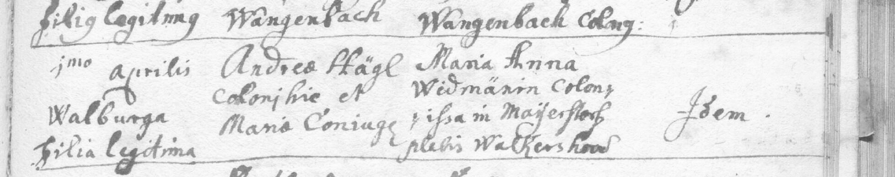 Klicken Sie zuerst in den Kreismittelpunkt, dann an irgendeiner Stelle auf den Kreis selbst.