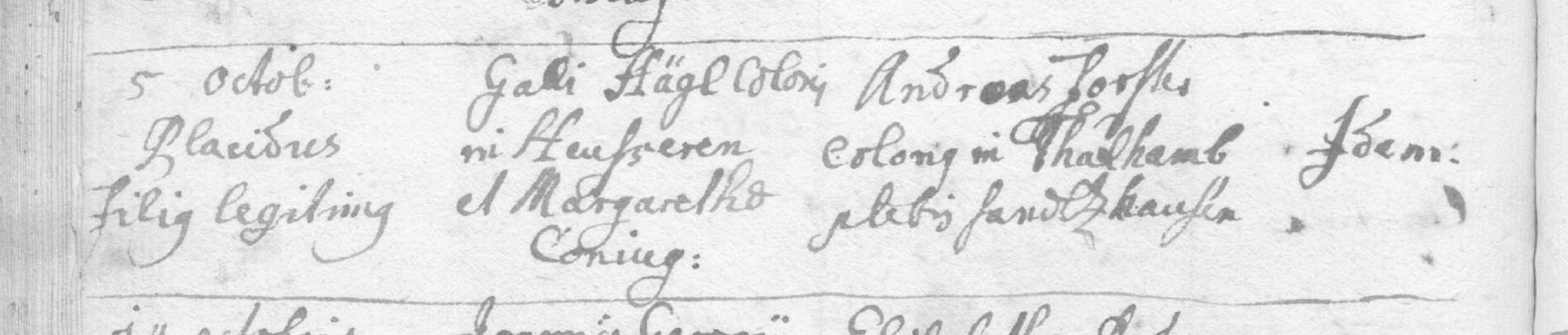 Klicken Sie zuerst in den Kreismittelpunkt, dann an irgendeiner Stelle auf den Kreis selbst.