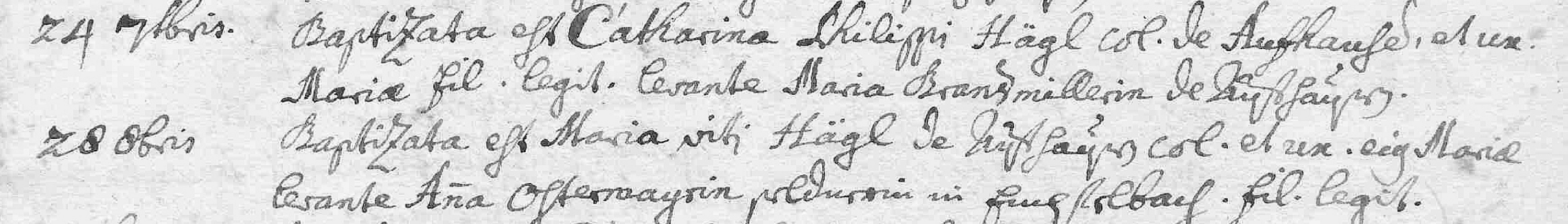 Klicken Sie zuerst in den Kreismittelpunkt, dann an irgendeiner Stelle auf den Kreis selbst.