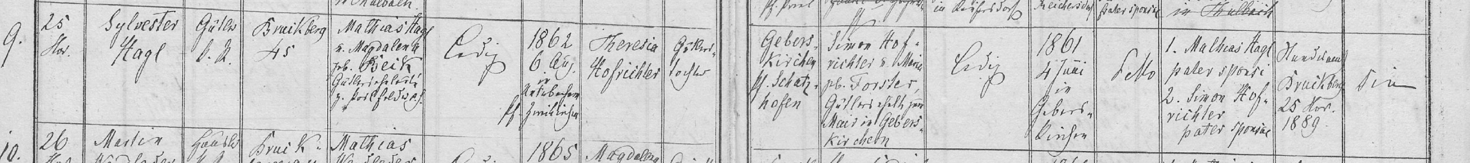 Klicken Sie zuerst in den Kreismittelpunkt, dann an irgendeiner Stelle auf den Kreis selbst.