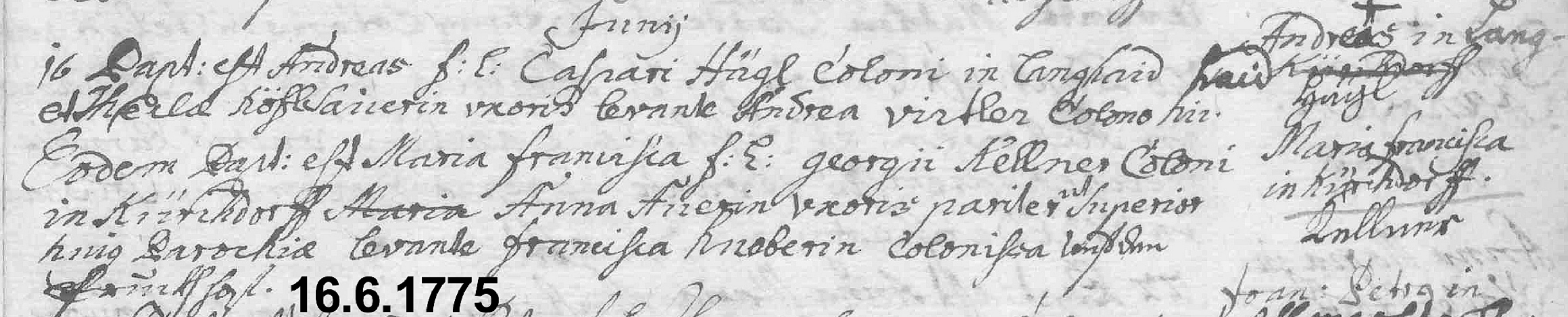 Klicken Sie zuerst in den Kreismittelpunkt, dann an irgendeiner Stelle auf den Kreis selbst.