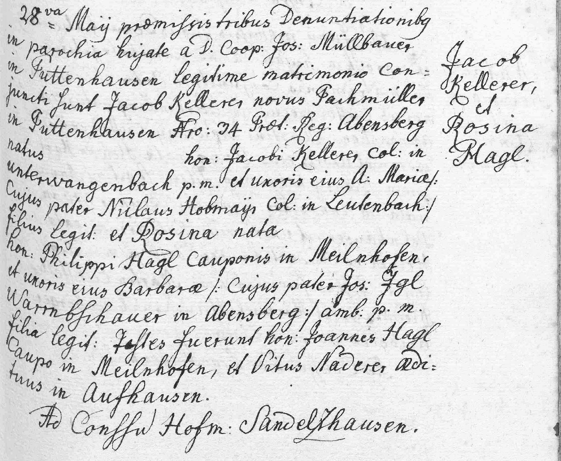 Klicken Sie zuerst in den Kreismittelpunkt, dann an irgendeiner Stelle auf den Kreis selbst.