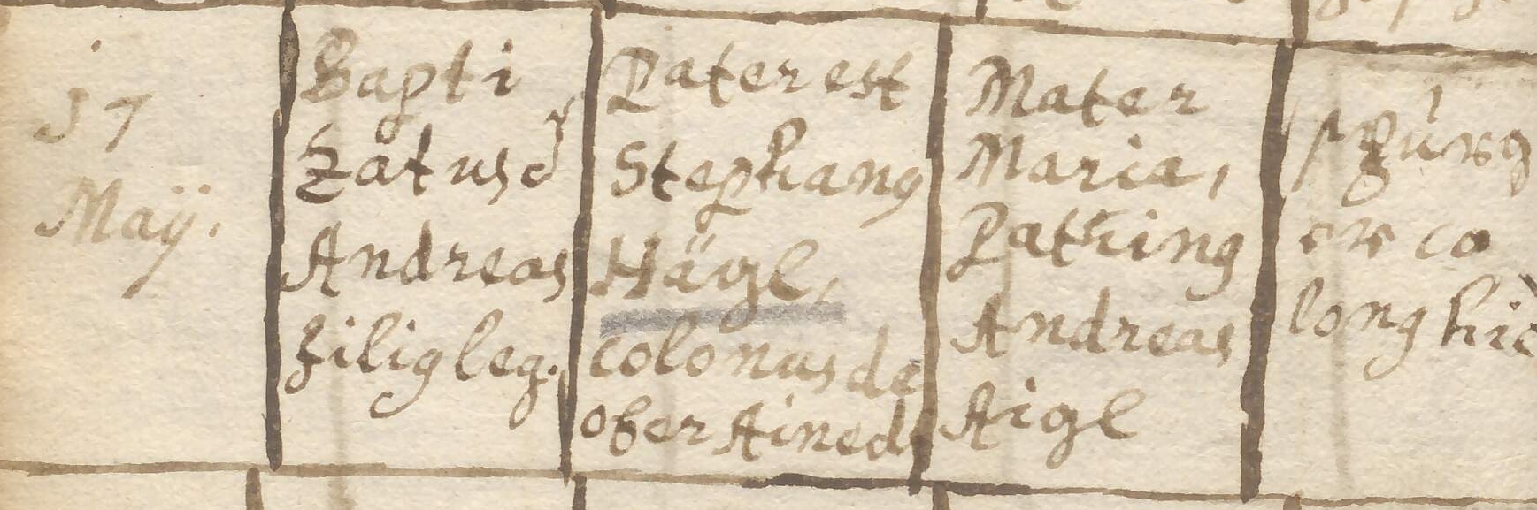Klicken Sie zuerst in den Kreismittelpunkt, dann an irgendeiner Stelle auf den Kreis selbst.