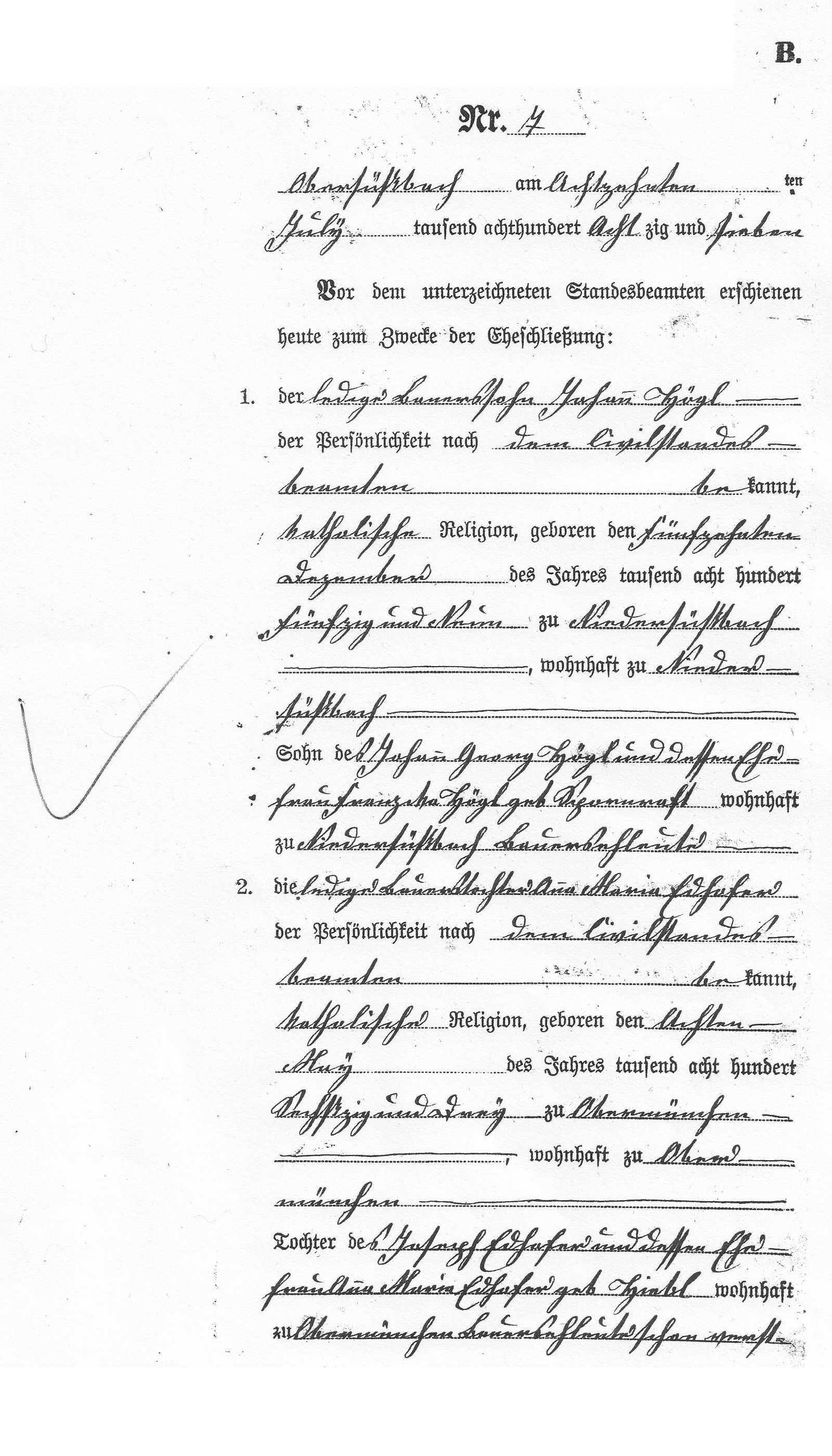 Klicken Sie zuerst in den Kreismittelpunkt, dann an irgendeiner Stelle auf den Kreis selbst.