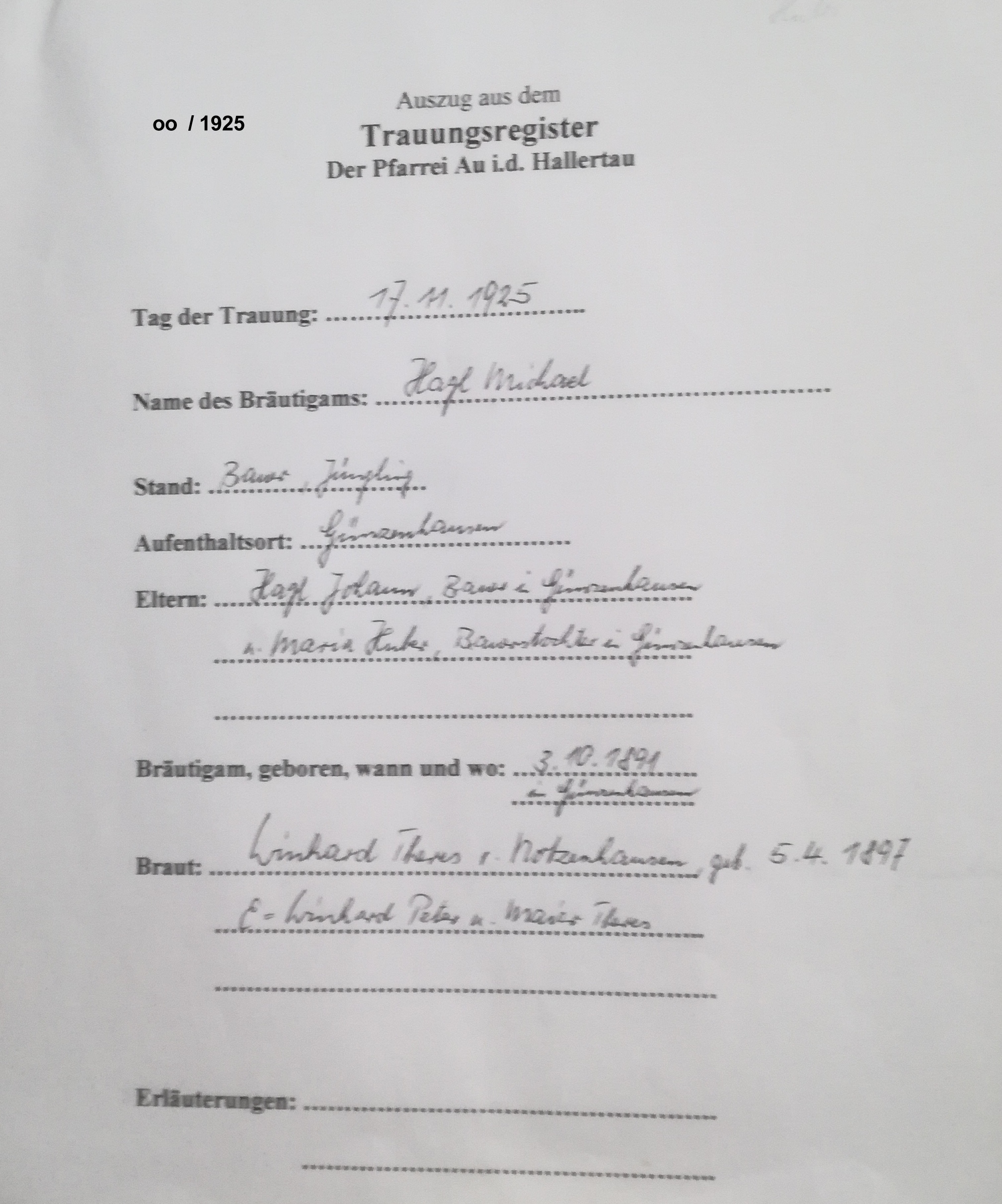 Klicken Sie zuerst in den Kreismittelpunkt, dann an irgendeiner Stelle auf den Kreis selbst.