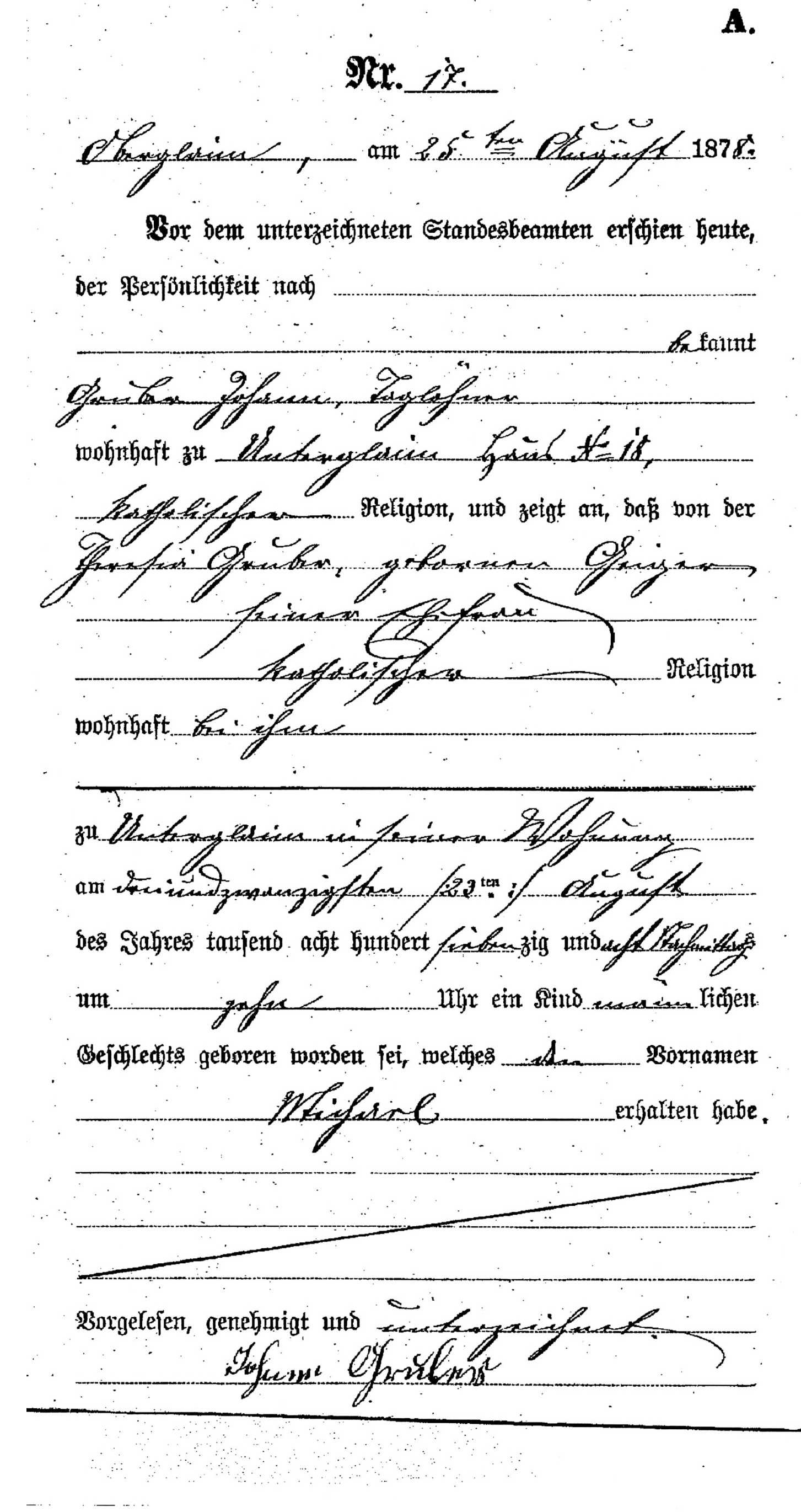 Klicken Sie zuerst in den Kreismittelpunkt, dann an irgendeiner Stelle auf den Kreis selbst.