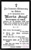 Sterbebild:Hagl Maria (Hiebl)