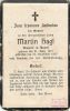 Sterbebild:Hagl Martin